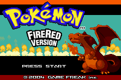Captura de Pantalla del Menú de Pokemon Fire Red
