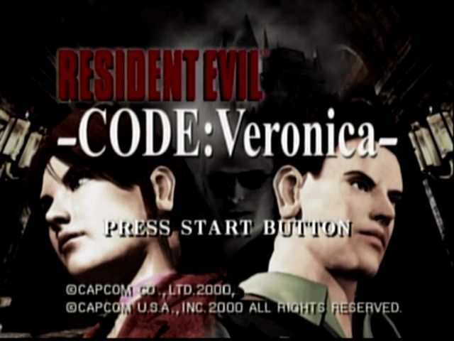 Captura de Pantalla del Menu de Resident Evil Code: Veronica